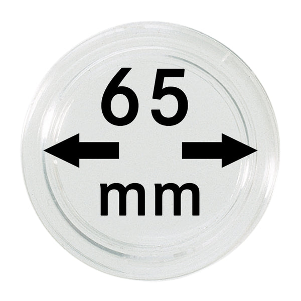 1 Münzkapseln Innen-Ø 65 mm, Innenhöhe 5,4  mm