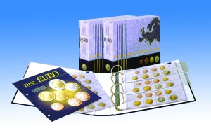 LINDNER Euro-Vordruckalbum für alle Euro-Länder + Schutzkassette