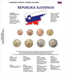 Euro-Vordruckblatt "Slowenien" für karat-System