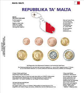 Euro Vordruckblatt "Malta" für karat-System