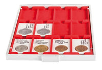 Münzenbox mit 12 Vertiefungen 70 x 50mm