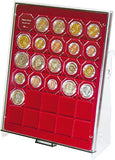 Neu! Münzenbox-Aufsteller aus Acrylglas zum Einführungspreis