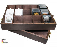 Holzbox für Münzrähmchen 50x50 mm