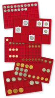 Münzentableau für 24 Münzen bis 47mm