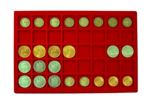 Münzentableau für 40 Münzen bis 34mm