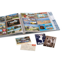 Postkarten-Album mit 50 Hüllen für je 12 Postkarten