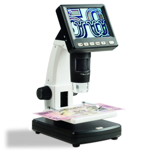 LCD digital microscope, magnification 10x - 500x 