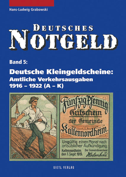 Deutsche Kleingeldscheine 1916-1922, in Farbe