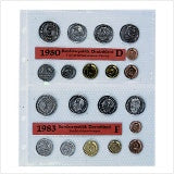 5 special sheets 607 for Coin Compact