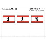 Flag sticker - Berlin