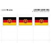 Flag sticker - GDR