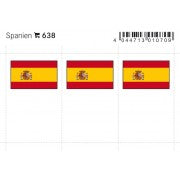 Flaggensticker - Spanien