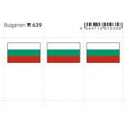 Flaggensticker - Bulgarien