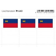 Flaggensticker - Liechtenstein