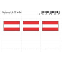 Flag sticker - Austria