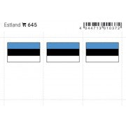 Flag sticker - Estonia