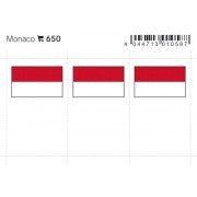 Flag sticker - Monaco