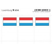 Flag sticker - Luxembourg