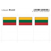 Flag sticker - Lithuania