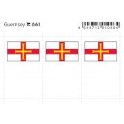 Flag sticker - Guernsey