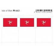 Flag sticker - Isle of Man