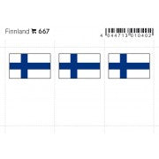 Flaggensticker - Finnland
