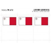 Flaggensticker - Malta