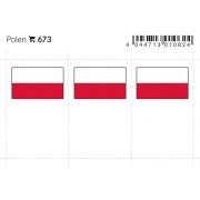 Flaggensticker - Polen