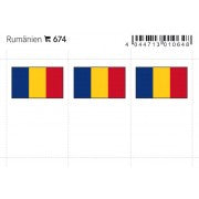 Flaggensticker - Rumänien