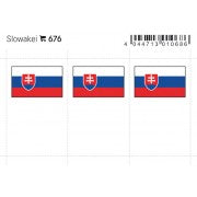 Flaggensticker - Slowakei