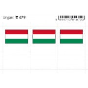 Flaggensticker - Ungarn