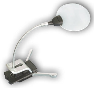 RIMLESS STAND/CLAMP MAGNIFYING WITH LED LIGHTING