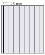 5 guarantee sheets 8 vertical strips