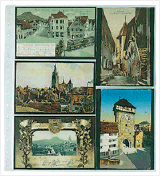 5 Postkarten-Blätter für Ringbinder "Favorit"