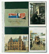 5 Postkarten-Blätter für Ringbinder "Favorit"