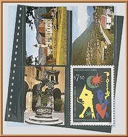 Postkartenblatt glasklar