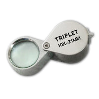 Metal precision magnifying glass 10x