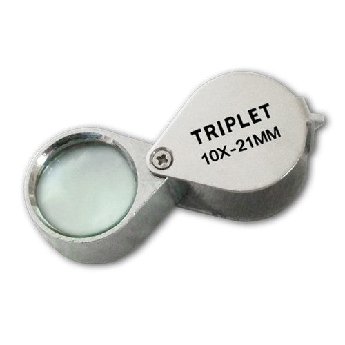 Metal precision magnifying glass 10x