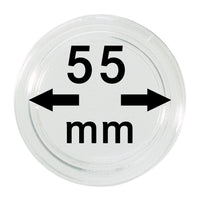 1 coin capsules inner diameter 55 mm, inner height 3.2 mm