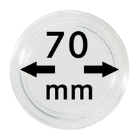 1 coin capsules inner diameter 70 mm, inner height 5.5 mm