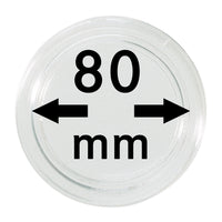 1 coin capsules inner diameter 80 mm, inner height 5.7 mm