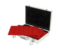 Aluminum coin collection case including 5 inserts for 120 coins