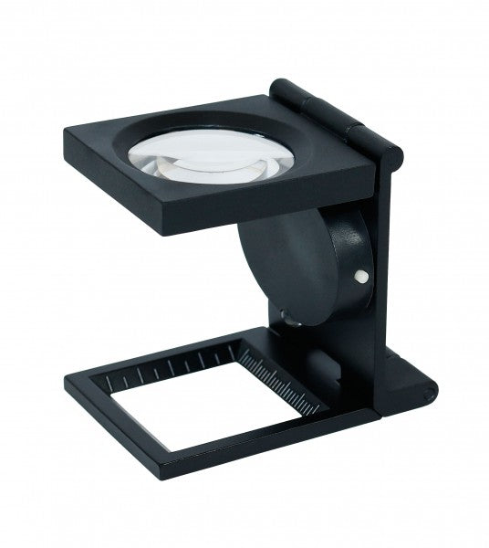 Metal thread counter with LED lighting, magnification 6x