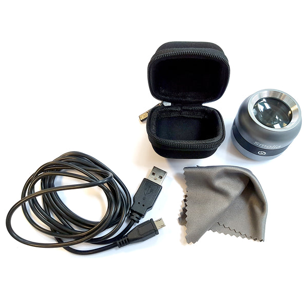 UV detector LED pocket magnifier, magnification 10x