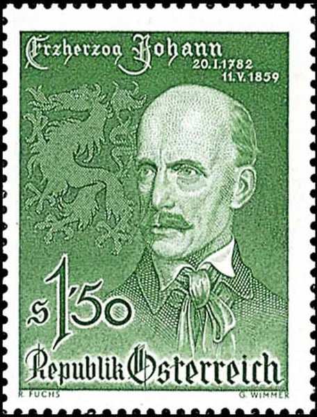100. Todestag Erzherzog Johanns von Österreich