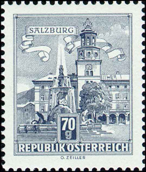 Baudenkmäler - "Residenzbrunnen in Salzburg"