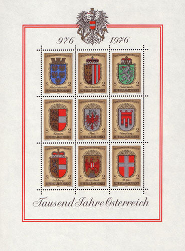 1000 Jahre Österreich 976-1976 Block