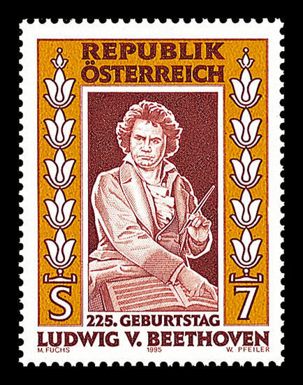 Komponisten - 225. Geburtstag von Ludwig van Beethoven