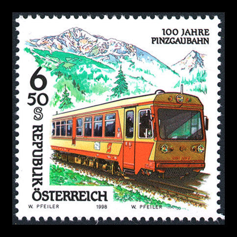 Eisenbahnen: 100 J. Pinzgaubahn