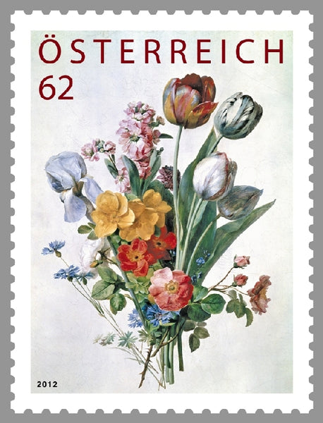 Bouquet of flowers - loyalty bonus stamp 2011